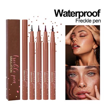 1 buc. Creion cu Ștampilă Realistă pentru Alunițe - Instrument Cosmetic cu Uscare Rapidă, Rezistent la Apă, pentru Machiaj cu Aspect Natural, Design Rezistent la Ștergere și de Lungă Durată
