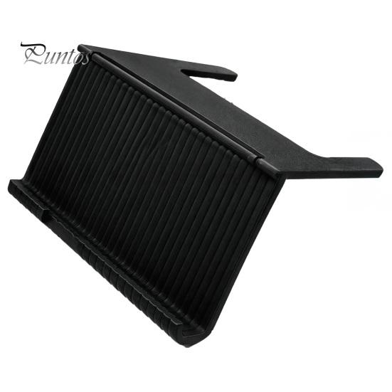 Mahjong Card Storage Rack Holder for Table, Under-Mat Slide-in Stand, 3D Printed Angled Viewing Display American Low Profile