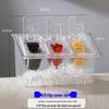 Handon Transparent 3-Compartment Food Container