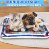 S/L Size Water Sensory Play Mat Thickened Inflatable Water Mat For Cat And Dog Pet Playmat With Fish Sea Ocean Theme Toy Water