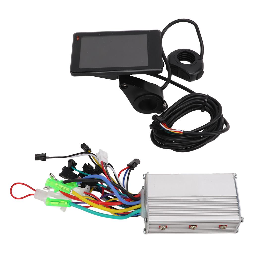 48/60V 50W M6T Electric Bicycle Brushless Motor Controller Kit with LCD Display Meter