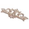 1Pc Classic Wood Carved Corner Applique Frame Unique Natural Floral Wood Carved Vintage Furniture Frame Wall Door Craft Decor