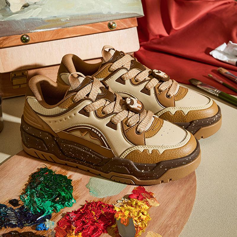 Anta Aotu Trendy Sports Casual Wear Durable Height Increasing Low Top Skate Shoes Men Sneakers 112548070-4