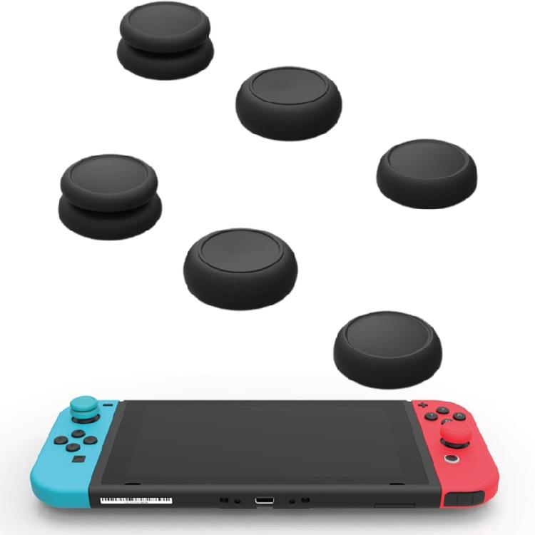 6Pack Thumb Grip Caps Protective Cover Soft Silicone Joystick for Case For Switc