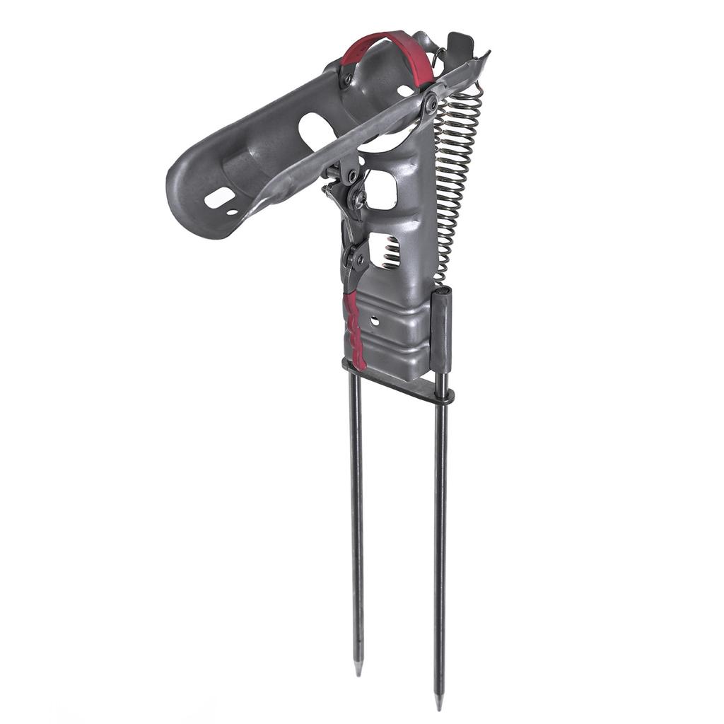 Automatische Doppelfeder-Winkelstange, Angelrutenhalterung, Standard-Angelrutenhalter, 453 g