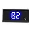KIMISS Motorcycle Digital 2.2 * 1.2 * 0.5 Inch Blue Light Instrument Temperature Gauge Indicator