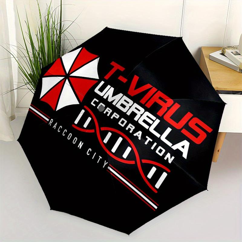 

1pc T-Virus Umbrella Corporation Umbrella with Plastic Handle,Suitable for All Seasons Home Travel Outdoor UmbrellaM987