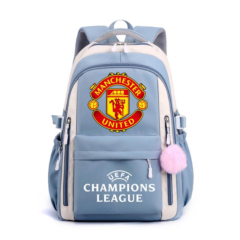 3 Piece School Backpack Set for Students Large Capacity Oxford Cloth Schoolbag with Shoulder Strap and Pencil Case