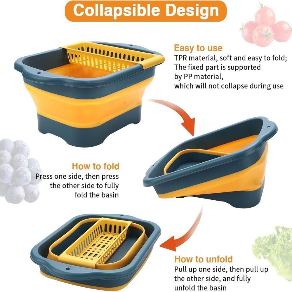 Multifunctional Strainer Kitchen Storage Tool Fruit Vegetable Washing Basket