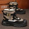 Men Snow Shoes Casual Winter Plush Warm Boots Platform Sneakers Male High Tops Cotton Shoes