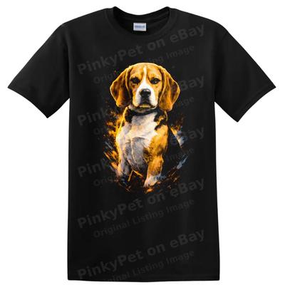 Beagle Dog Art T Shirt Cool Graphic Tee for Dog Lovers and Pet Owners