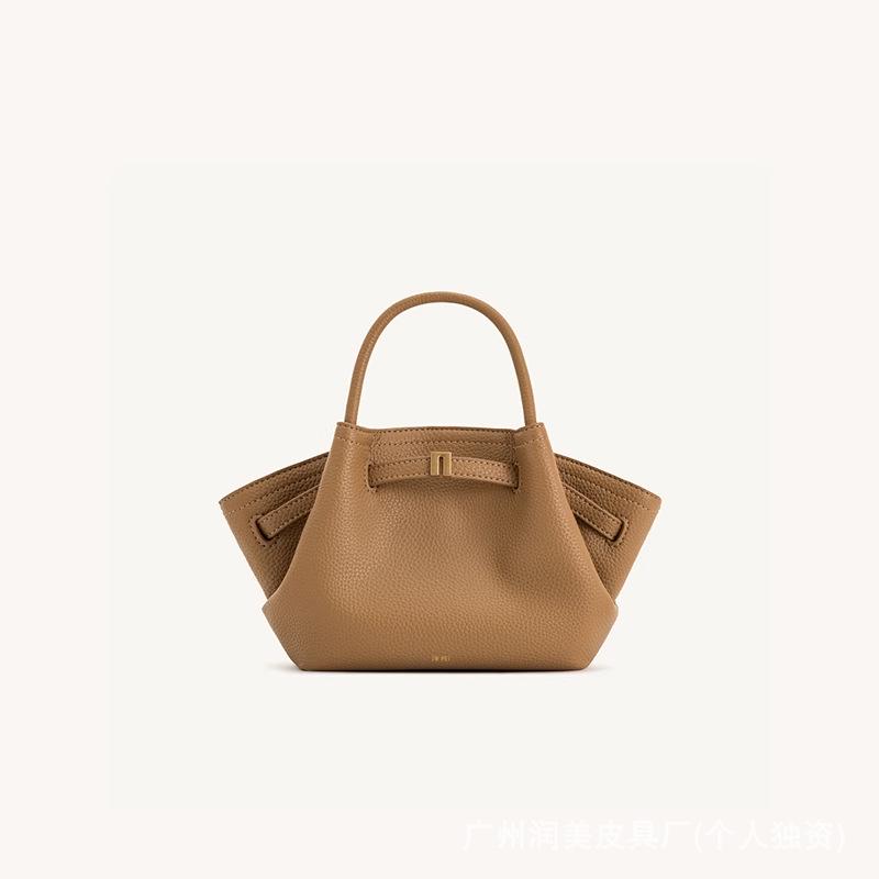 JWPEI 2025 Dumpling Handbag: Genuine Leather Tote & Crossbody Bag, Available In Large & Small Sizes for Women.