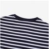 MaiSon KitSune Om00125kj0044 S481 Bold Fox Head Patch Stripe Marine Men S Long Sleeve Tee