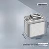25L 304 Stainless Steel Square Fuel Tank Kit