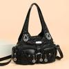 Women's Handbag Large Capacity Commuting Shoulder Bag PU Crossbody Bag