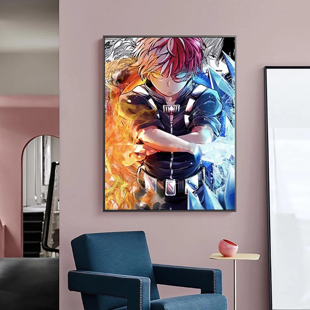 My Hero Academia Decoration Mural Japanese Anime Poster Canvas Painting and Living Room Wall Art Prints for Modern Home Decor No Frame