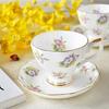 European Bone china set coffee Creative simple porcelain ceramic dish Afternoon milk tea cup 200ML