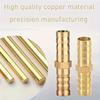 20 Piece Brass Hose Connector Kit - Barb Fittings for Air, Water, Fuel and YouTube - Leak Proof 6/8/10/12mm Multi-Size