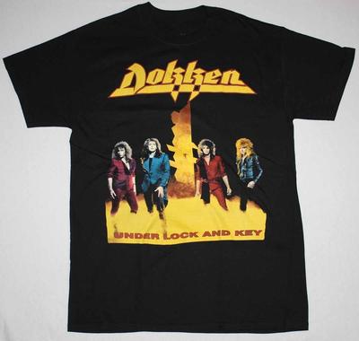 Inspired DOKKEN UNDER LOCK AND KEY Album Black All Size Unisex T-Shirt VX38 Unisex T-Shirt