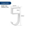 Desk Bag Hook Punch-free Removable Scratch-resistant Table Hanger for Home Office Hang Purse Backpack Umbrella Easy to Use