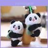 Entzückender Plüsch-Panda-Schlüsselanhänger Weiches Stofftier Taschenanhänger Niedliches Spielzeug