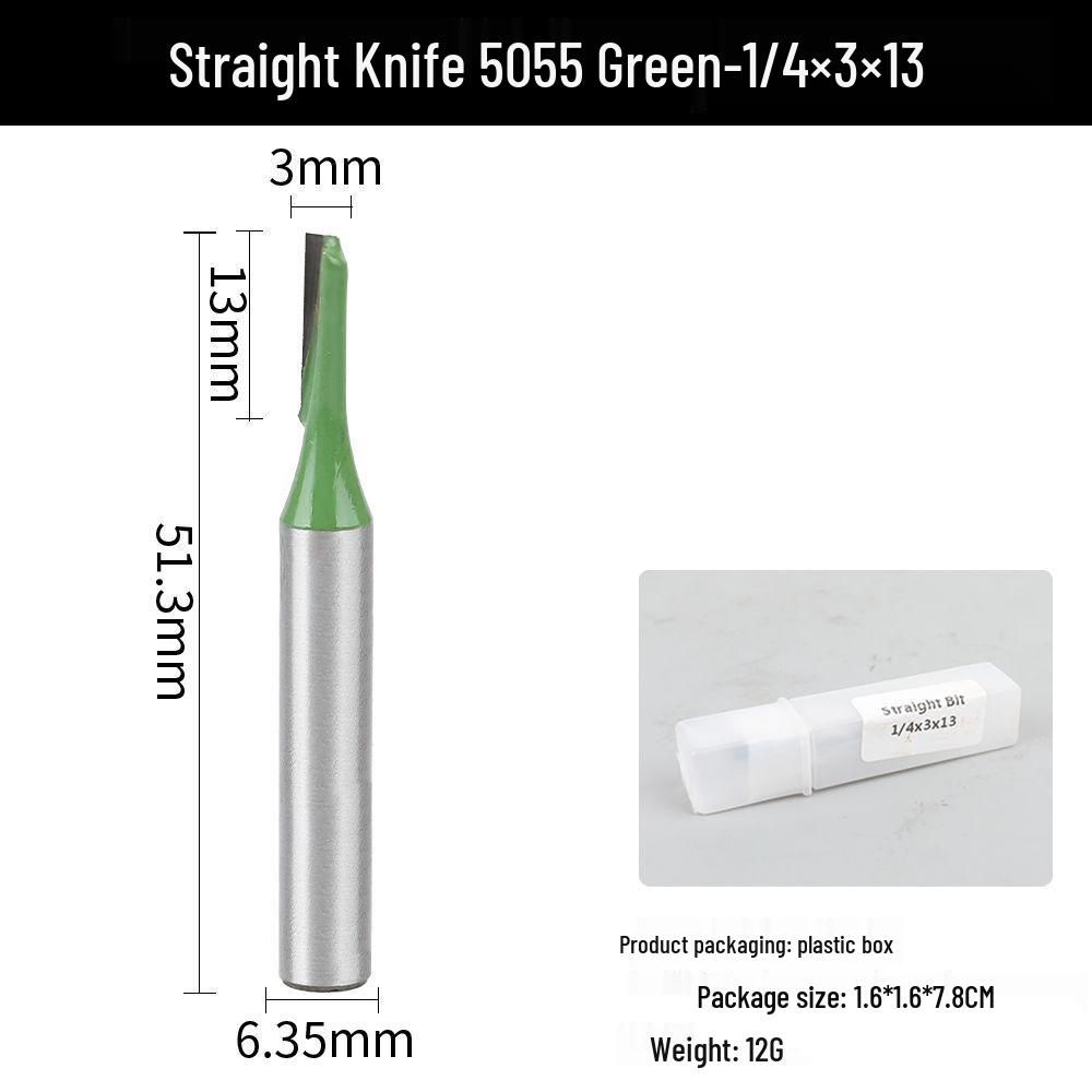 Wolframstahl Einseitiger Nutfräser für Holzbearbeitung, Scharf und Langlebig mit Rundschaft