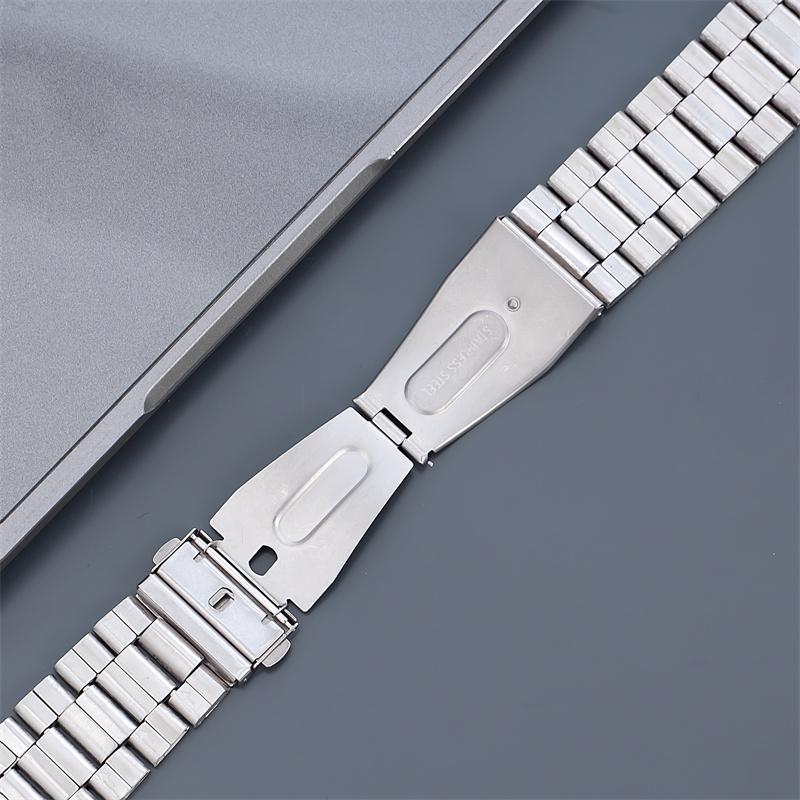 Stainless Steel Strap For Apple Watch Ultra1/2/3 49mm Metal Wristband Bracelet For iWatch 11 10 9 8 SE3 46mm 45mm 41 42mm 40mm 44mm Business Watchband