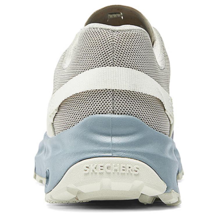Skechers Passo Fluido Confortevoli Versatili Durevoli Traspiranti Scarpe Funzionali Basse da Esterno Scarpe da Donna Grigio Chiaro 180152-OWGR