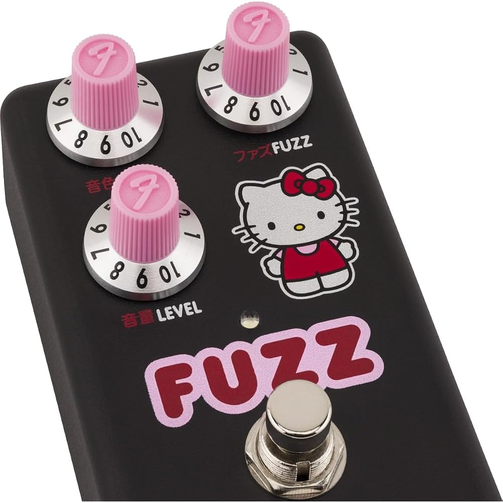 Fender Hello Kitty Black Fuzz Pedal Compact Effector [Fender X Hello Kitty Vol.2] Fender