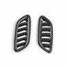 For Hyundai KONA SX2 2024 2025 2pcs ABS Carbon Fiber Car Interior Upper Air Vent Outlet Cover Trim Accessories LHD