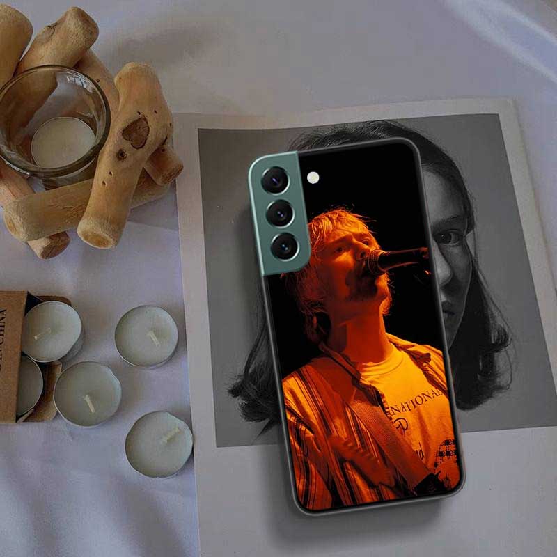 Retro Singer Kurt Cobain Phone Case For Samsung A15 A25 A35 A55 Galaxy A12 A22 A32 A52 A72 A54 A34 A24 A14 A53 A33 A23 A13 A73 A