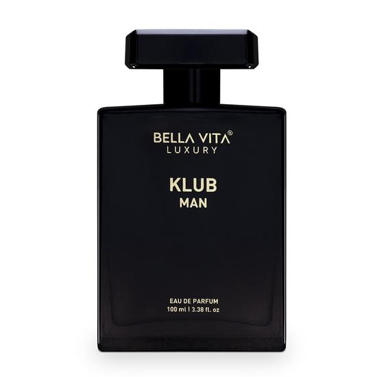 Bella Vita Luxury Hit The Klub Tonight Combo For Him, Pack Of 2 Premium Long Lasting Fragrance Musk Scent - Klub Edp 100 Ml