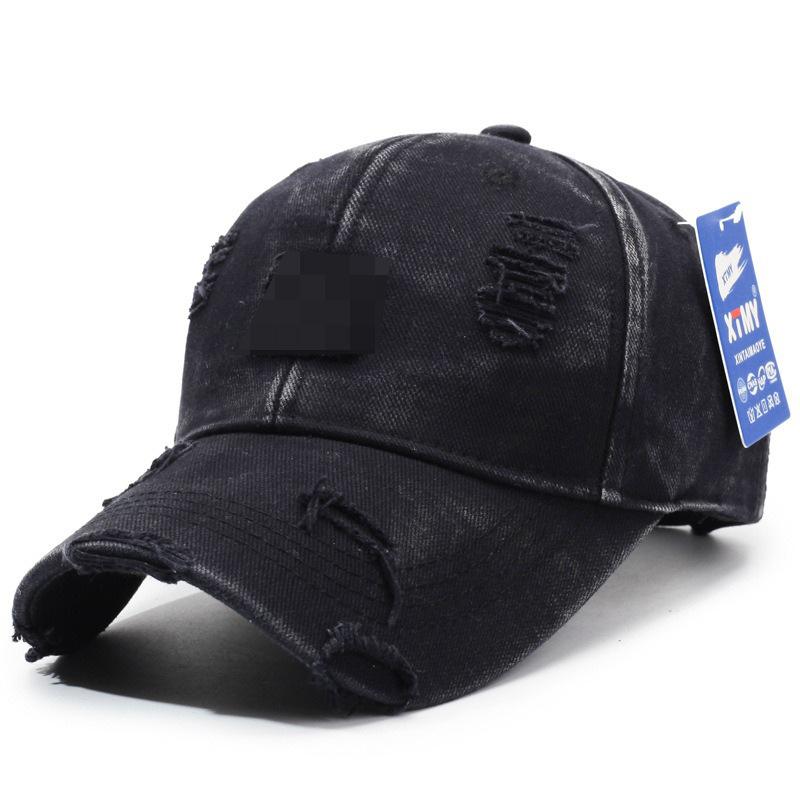 Distressed Baseball Cap Women Unisex Trendy Embroidered Letter Sun Visor Dad Hat
