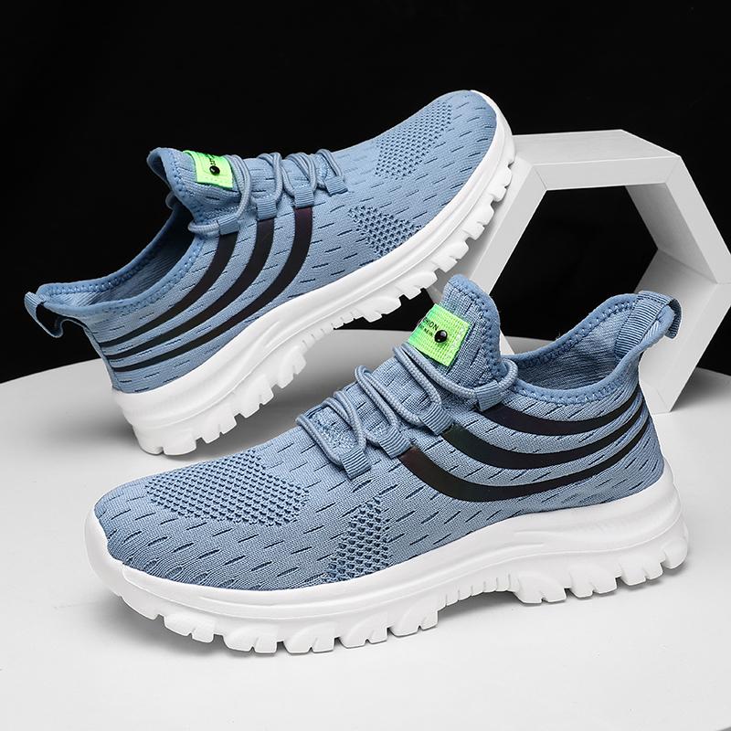 Casual Sneaker Men's Summer Platform Fashion Jogging Trend Sneakers Mesh Outdoor Running Anti Odor Lightweight Training Shoes