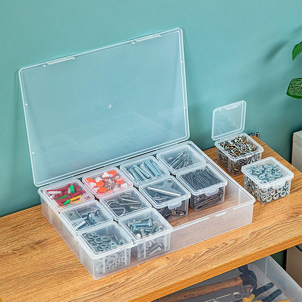 Clear View Hardware Organiser Box Perfect For DIY Enthusiasts And Home Improvement Projects