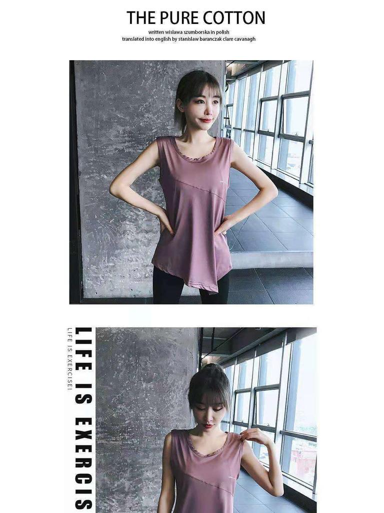 Damen Atmungsaktives Schnelltrocknendes Yoga Sport T-Shirt