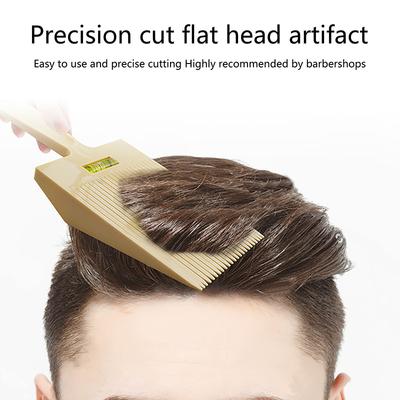 Männer Flat Top Guide Kamm Haarschnitt Clipper Kamm Friseur Frisur Werkzeug Haar Schneiden Werkzeug Salon Friseur Liefert Zubehör
