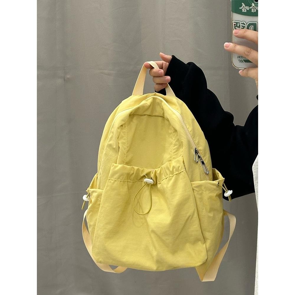 Hiking Women's Travel Lightweight Schoolbag Japanese Simple and Versatile Lightweight Mountaineering Small Backpack Women's Backpack