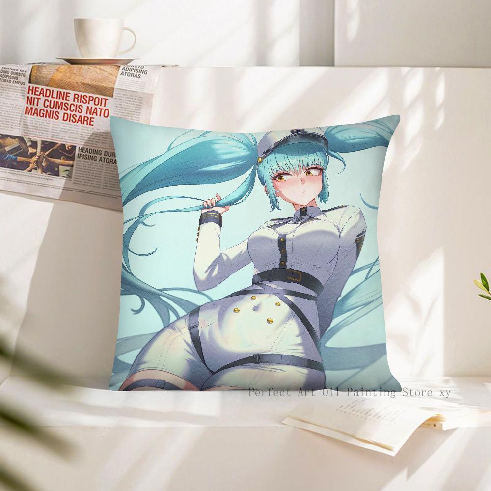 NIKKE Goddess Of Victory Spiel Kissenbezug Mode Quadratischer Kissenbezug Schlafzimmer Sofa Zimmer Ins Dekoration Freizeit Kissenbezug 40x40