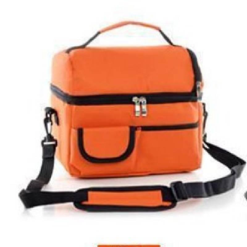 

Изолированная наплечная портативная сумка-тоут, коробка для пикника, термо-холодильник для ланча Orange