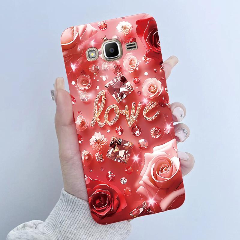 For Samsung Galaxy Grand Prime Plus G530 G531 Phone Case Flower Girls Soft Silicone TPU Back Housing for Samsung J2 Prime Covers