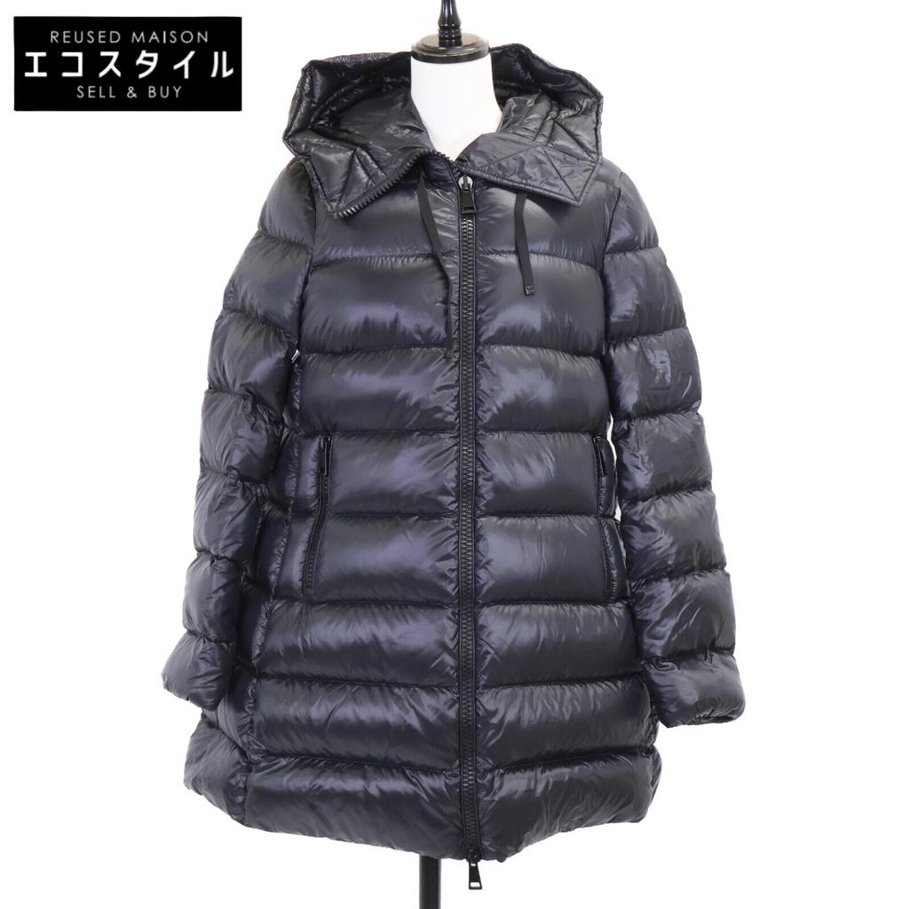 MONCLER SUYEN Hooded Down Jacket Jacket 1 blackUsed