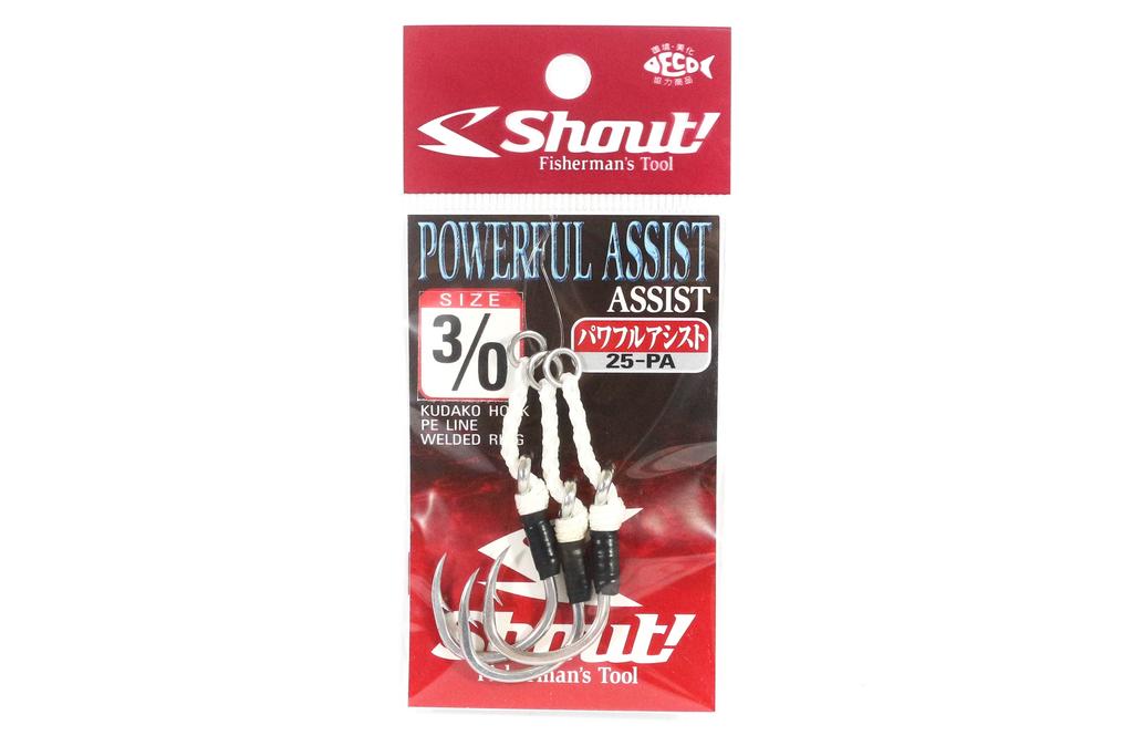 Shout 25-PA Power Assist Rigged Hook Size 3/0 (9305)