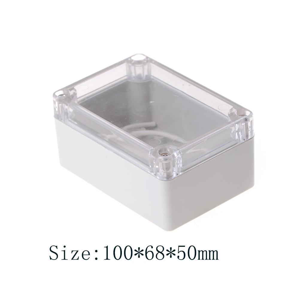 White Black Connector Plastic Electronic Project Box Electrical Supplies 9 Sizes To Choose DIY Enclosure Instrument Case