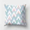 Grey Blue Pillowcase Geometric Cushion Cover Peach Skin Cushion Sofa Cushion Cushion Pillowcase Home Decor Pillowcase