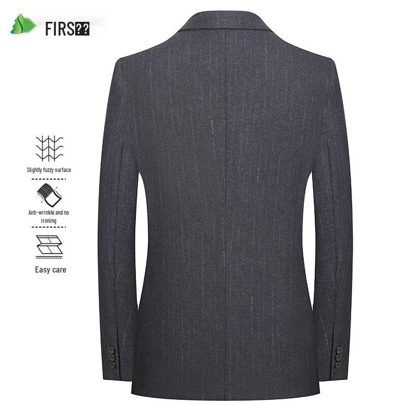 Shanshan Men's Wrinkle-Resistant Business Casual Suit Jacket