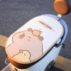 Capybara Motorcycle Seat Cushion Cool & Breathable Electric Motorbike Seat Pad Capybara Seat Cover Motorcycle Accessories