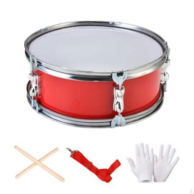 13 Inch Snare Drum with Gloves Lightweight Musical Instrument Music for Girls Beginner Adult