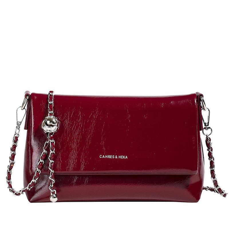 

Универсальная сумка Женская Новая Мода Квадратная Сумка Повседневная Сумка Мессенджер красный