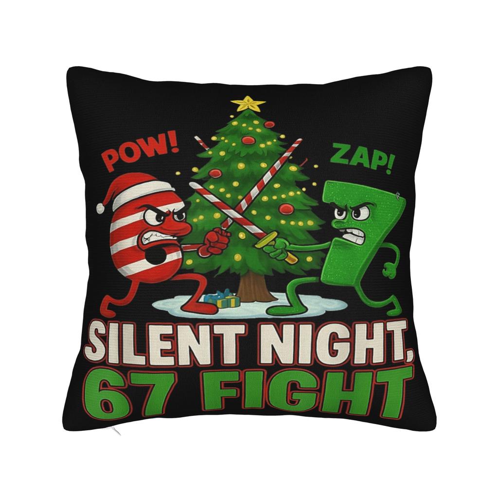 67 Six Seven Meme Pillow Case Comfy Pillow Cover Vintage Cushion Cover For Living Room Chair